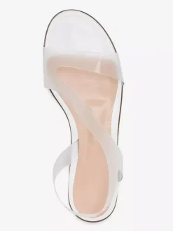 Women's Flat Sandals Transparent Open Toe Beach Sandal Shoes