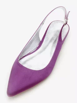 Women's Flat Slingback Wedding Shoes