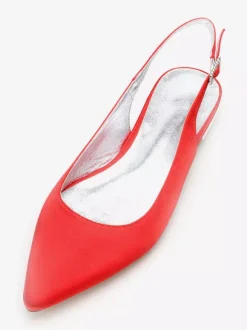 Women's Flat Slingback Wedding Shoes