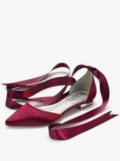Women's Flat Strappy Bridal Shoes
