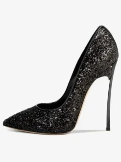 Women's Glitter High Heel Pumps Evening Heels Prom Shoes