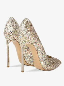 Women's Glitter High Heel Pumps Evening Heels Prom Shoes