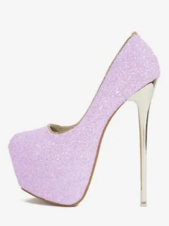Women's Glitter Platform Heels