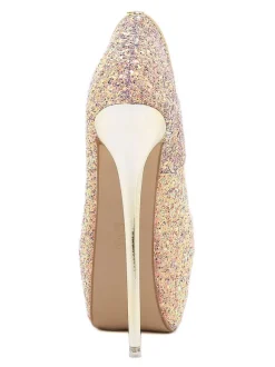Women's Glitter Platform Heels