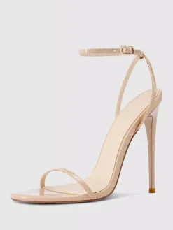 Women's Heel Sandals Open Toe Stiletto Heel Ankle Strap Party Shoes