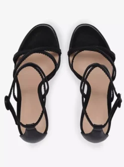 Women's Heel Sandals Round Toe Stiletto Heel Sandals