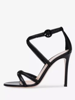Women's Heel Sandals Round Toe Stiletto Heel Sandals