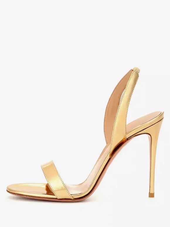 Women's Heel Sandals Suede Open Toe Stiletto Heel Sandals