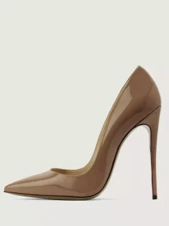 Women's Heels Slip-On Pumps Pointed Toe Stiletto Heel PU Leather