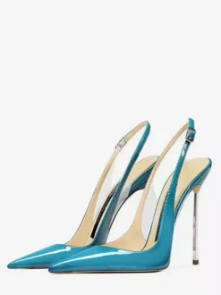 Women's High Heel Pumps Pointed Toe Slingback Sexy Shoes