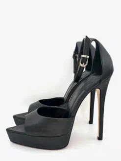 Women's High Heel Sandals Platform Peep Toe Ankle Stap Dress Shoes