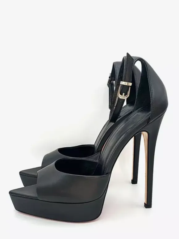 Women's High Heel Sandals Platform Peep Toe Ankle Stap Dress Shoes