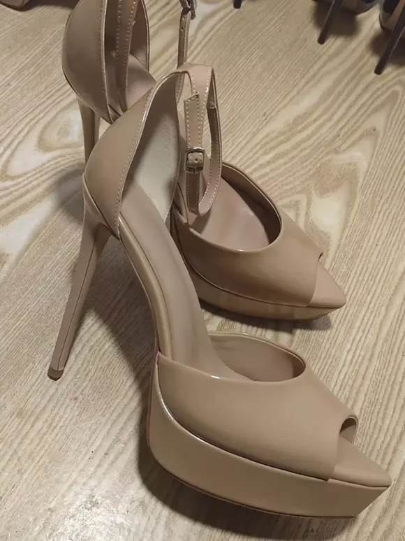 Women's High Heel Sandals Platform Peep Toe Ankle Stap Dress Shoes