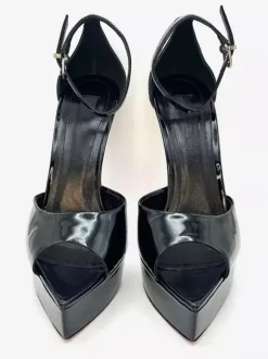 Women's High Heel Sandals Platform Peep Toe Ankle Stap Dress Shoes