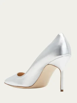 Women's High Heels Gold Alomond Toe Stiletto Heel Dress Pumps