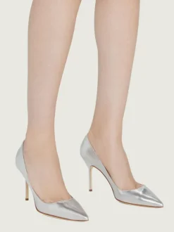 Women's High Heels Gold Alomond Toe Stiletto Heel Dress Pumps