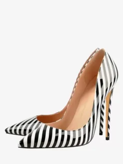 Women's High Heels Low-Tops Pumps Stiletto Heel PU Leather