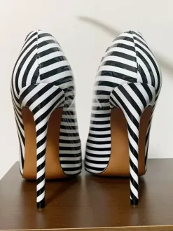 Women's High Heels Low-Tops Pumps Stiletto Heel PU Leather