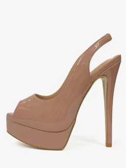 Women's High Heels Peep Toe Platform Stiletto Heel Pumps