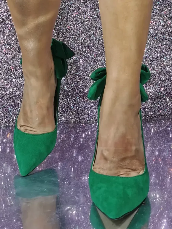 Women's High Heels Plus Size Pumps Stiletto Heel Micro Suede Upper
