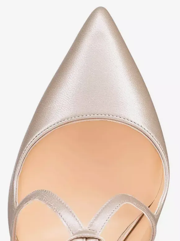 Women's High Heels Pointed Toe Knotted High Heel Pumps