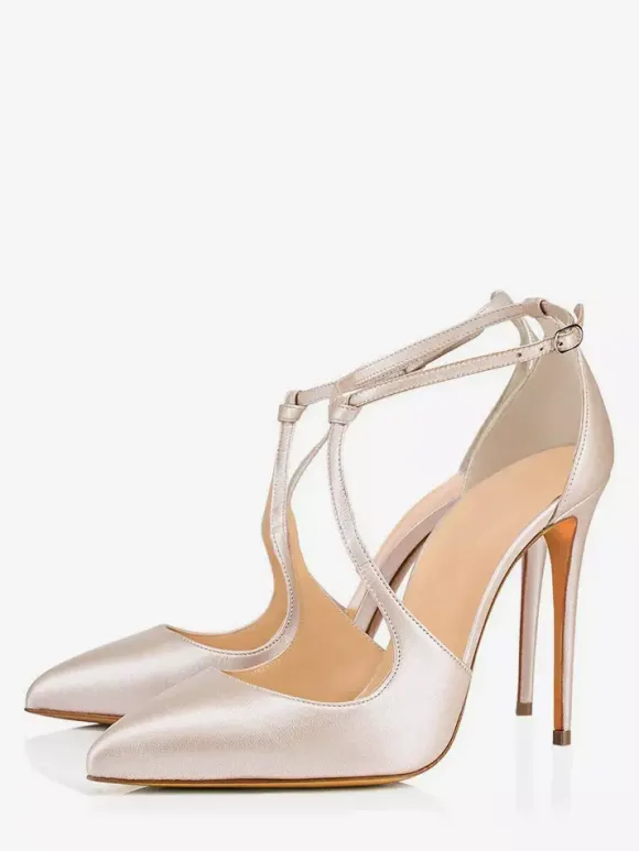 Women's High Heels Pointed Toe Knotted High Heel Pumps