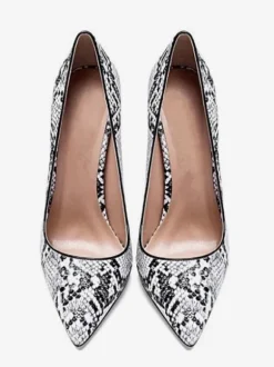 Women's High Heels Snakeskin Pointed Toe Stiletto Heel Chic Pumps