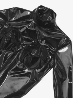 Womens PVC 3D Full Bodysuit Latex Elasitc Sexy Tight Faux Leather Oil Shiny Bandage Bodycon Jumpsuit