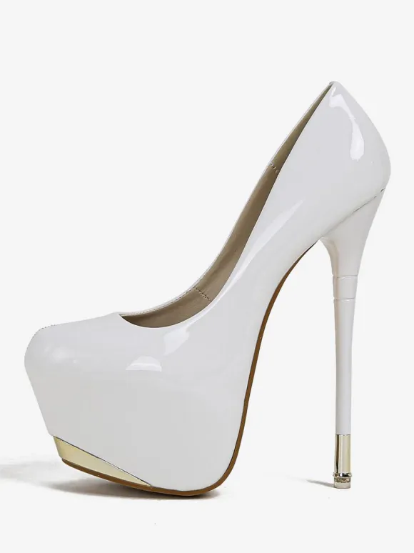 Women's Sexy High Heels Stiletto Heel Patent Leather Pumps In