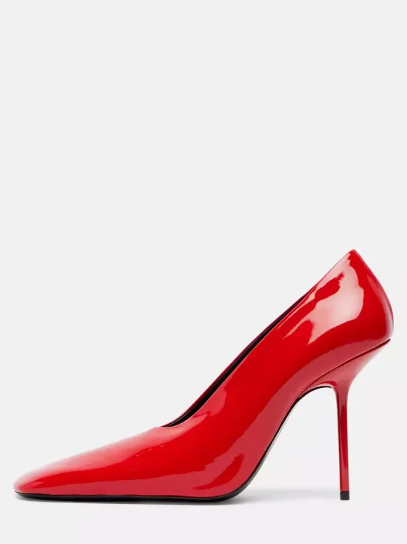 Women's Sexy Pumps Square Toe Slip On Dress Shoes