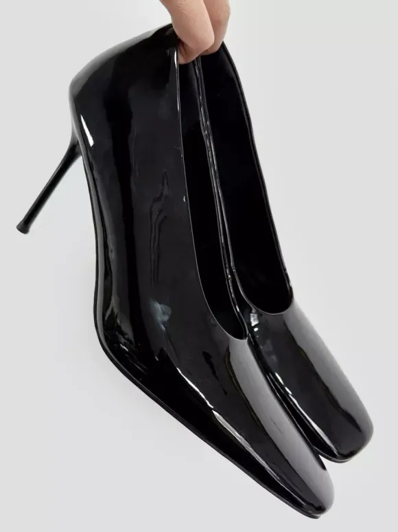 Women's Sexy Pumps Square Toe Slip On Dress Shoes