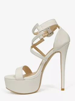 Women's Sexy Sandals Platform Open Toe Strappy High Heel Sandal Shoes