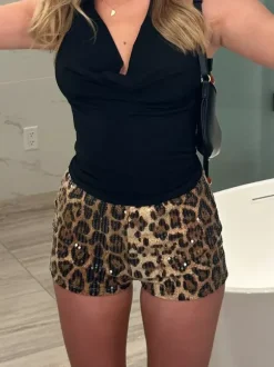 Women's Shorts Sexy Leopard Print Summer Pants