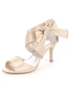 Women's Strappy Tie Up Wedding Sandals