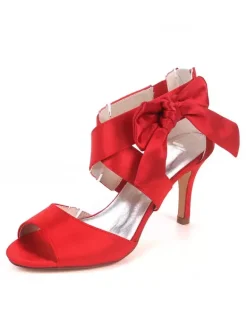 Women's Strappy Tie Up Wedding Sandals
