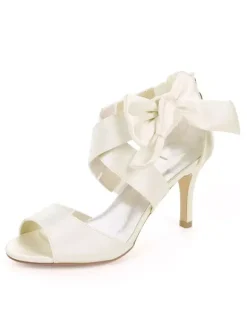 Women's Strappy Tie Up Wedding Sandals