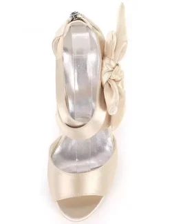 Women's Strappy Tie Up Wedding Sandals