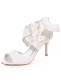 Women's Strappy Tie Up Wedding Sandals