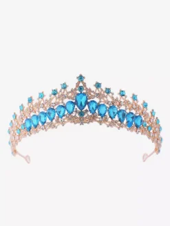 Women's Vintage Tiaras Alloy Rhinestone Elegant Retro Headwear Accessory