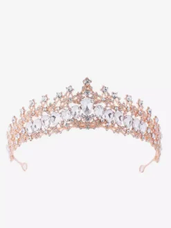 Women's Vintage Tiaras Alloy Rhinestone Elegant Retro Headwear Accessory