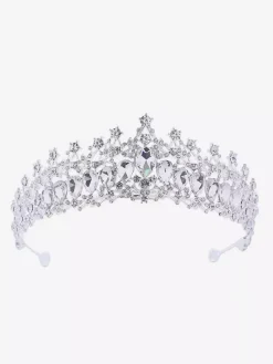 Women's Vintage Tiaras Alloy Rhinestone Elegant Retro Headwear Accessory