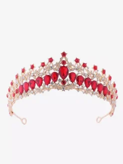 Women's Vintage Tiaras Alloy Rhinestone Elegant Retro Headwear Accessory