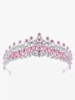 Women's Vintage Tiaras Alloy Rhinestone Elegant Retro Headwear Accessory