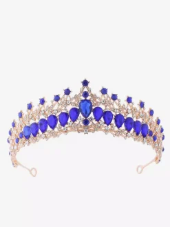 Women's Vintage Tiaras Alloy Rhinestone Elegant Retro Headwear Accessory