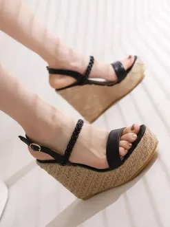 Women's Wedge Sandals Platform Open Toe Sandal Shoes