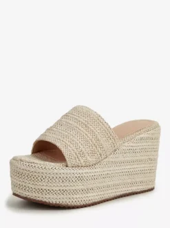 Women's Wedge Sandals Platform Open Toe Backless Sandal Shoes