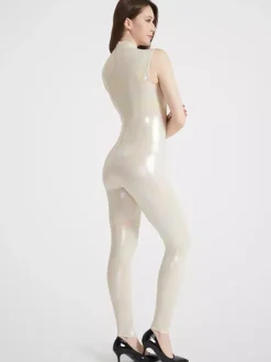 Womens Zentai Bodysuit Tight-Fit Yoga Outfits For Adults Elastic Leotard Fantasy Film Catsuit Spandex Unitard