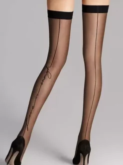 Women Tights Nylon Long Skinny Sheer Sexy Black Stocking