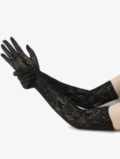 Women White Dating Leather Long Party Opera Bridal Wedding Gloves