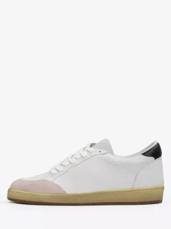Women White Sneakers Lace Up Skate Sneakers